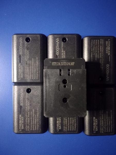 Акумулятор для hilda 6000 mAh (акумулятор для лазерного рівня, нівеліра) 1584582396 фото